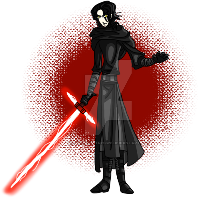 Kylo Ren By Darkprincess116 - Anime Star Wars Kylo Ren - Transparent PNG Free Download