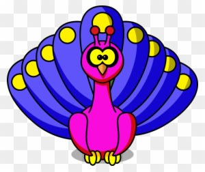 Peacock A Image - Animal Cartoon In Png - Transparent PNG Free Download