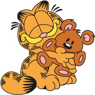 Free Garfield - Big Hug Animated Gif - Transparent PNG Free Download