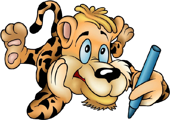Animals With School Crayons And Pencils Funny Images - Animals At School Clip Art - Transparent PNG Free Download