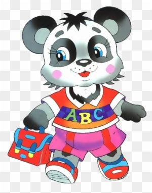 Animal Image With School Bag - Back To School Cartoon Animal - Transparent PNG Free Download