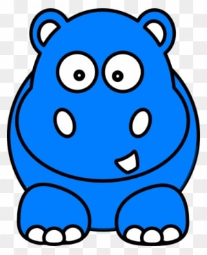 Hippo Clipart - Cute Animals Cartoon - Transparent PNG Free Download