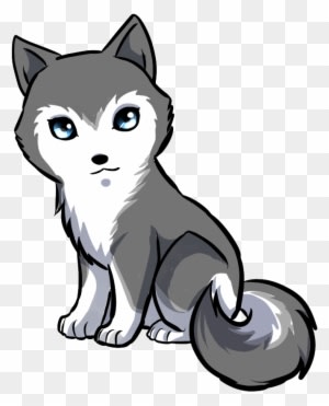 Drawn Husky Chibi - Anime Husky Puppy - Transparent PNG Free Download