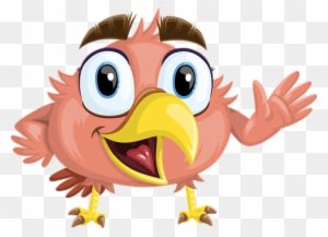 Bird Animal Beak Wild Eyes Wings Happy Hap - Beak Animated - Transparent PNG Free Download