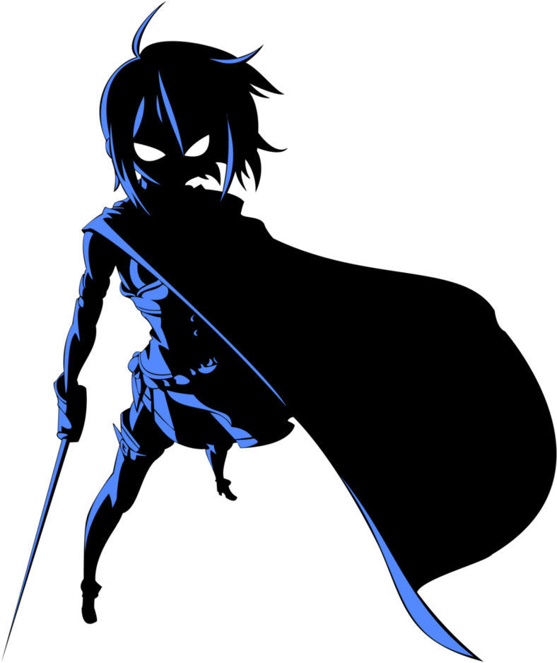 Sayaka Silhouette Vector By Saioul - Anime Girl Silhouette Png - Transparent PNG Free Download