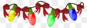 Christmas Clip Art Lines - Christmas Lights Animated - Transparent PNG Free Download