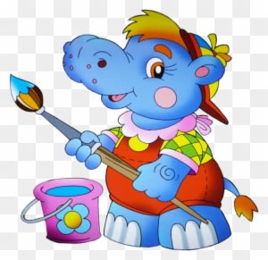 Scrapbooks - Animal Painting Cartoon - Transparent PNG Free Download