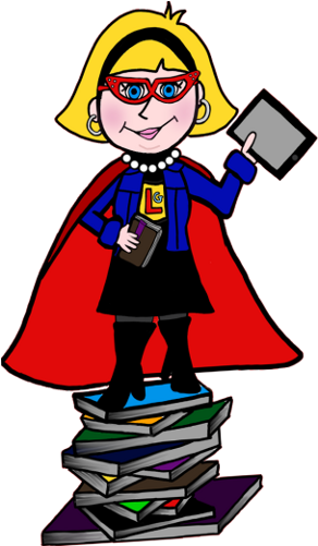 Library Girl Fighting Against Zombie Librarians Everywhere - Animated Librarian - Transparent PNG Free Download