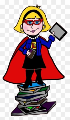 Library Girl Fighting Against Zombie Librarians Everywhere - Animated Librarian - Transparent PNG Free Download