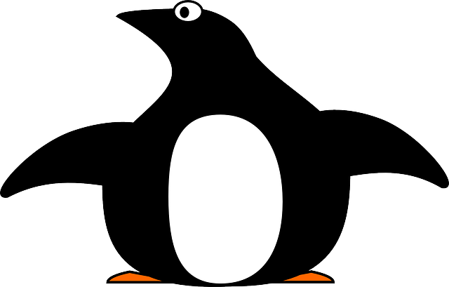 Bird Pinguin, Tux, Animal, Simple, Bird - Simple Angry Animal Outline - Transparent PNG Free Download