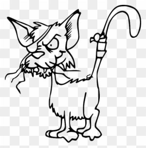 Cat, Fight, Cartoon, Cats, Fighting, Animal, Injured - Coloring Pages Funny Animals - Transparent PNG Free Download