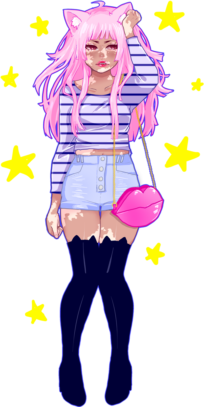 Kiss My Pantsu - Chubby Cute Anime Girl - Transparent PNG Free Download