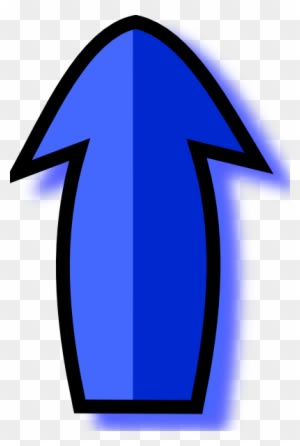 Free Vector Blue Arrow Clip Art - Animated Arrow Pointing Up - Transparent PNG Free Download