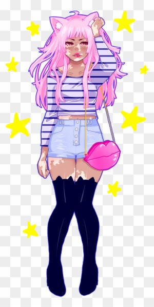 Kiss My Pantsu - Chubby Cute Anime Girl - Transparent PNG Free Download