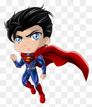 Chibi Superman By Pellisari On Deviantart - Superman Anime Chibi - Transparent PNG Free Download
