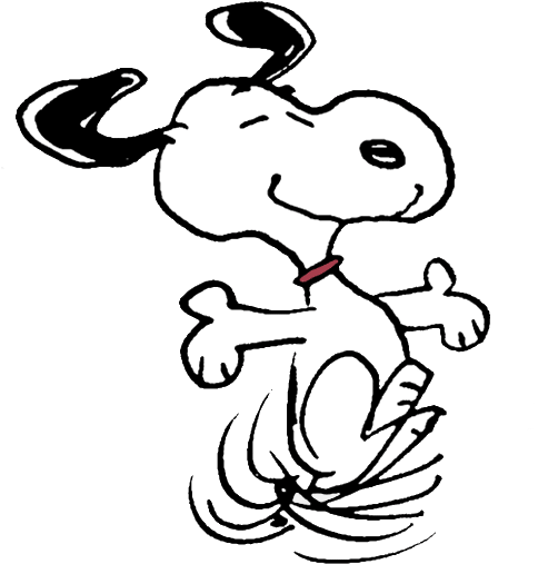 The Snoopy Treasures Inspires Snoopy Fans To Do A Happy - Snoopy Happy Dance Animated - Transparent PNG Free Download