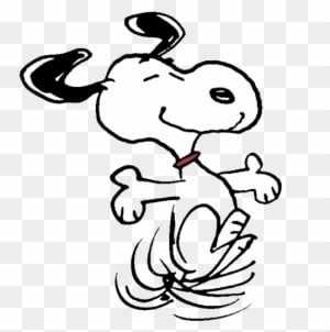 The Snoopy Treasures Inspires Snoopy Fans To Do A Happy - Snoopy Happy Dance Animated - Transparent PNG Free Download