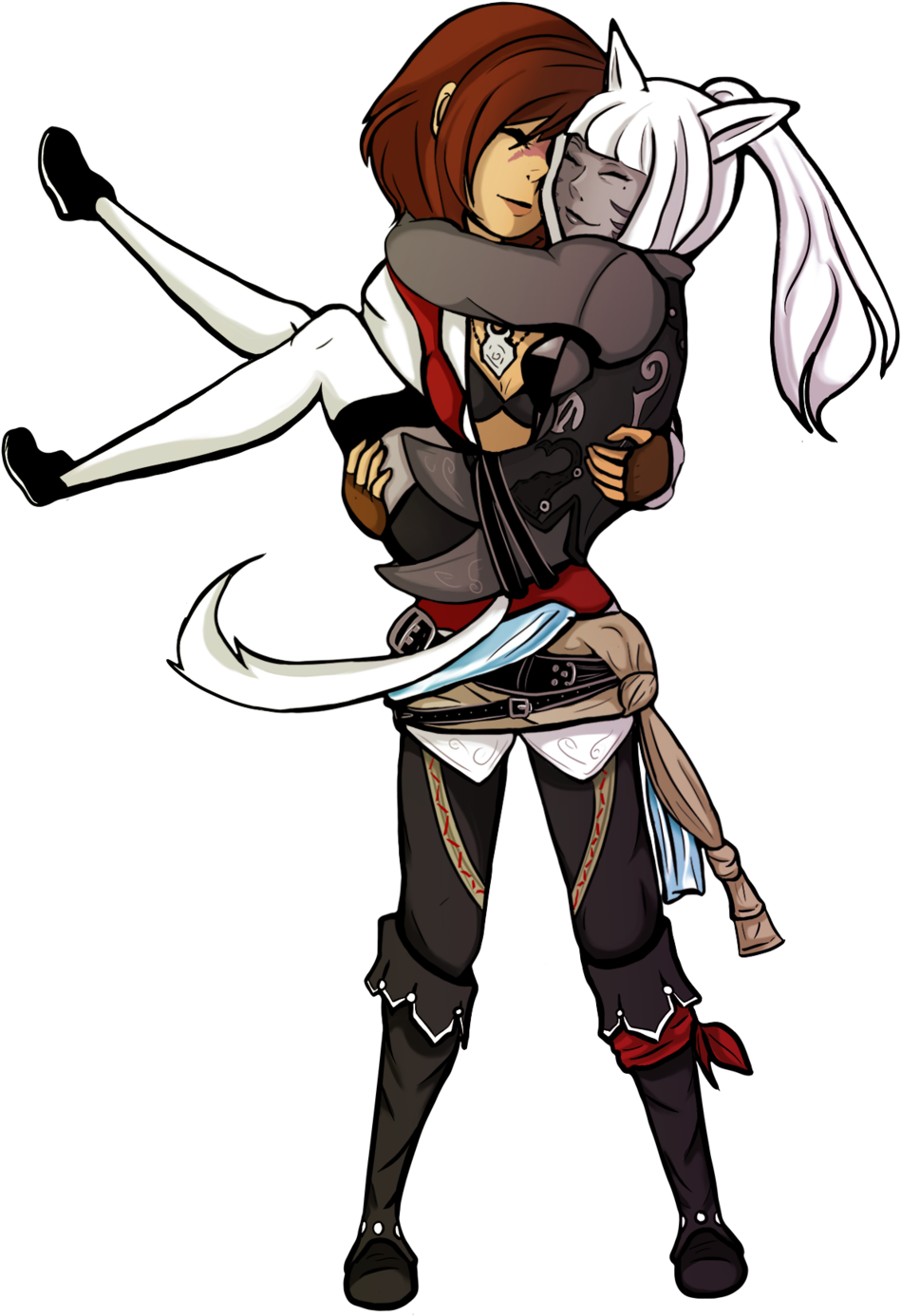 An Ex Pirate And A Cat Girl By Criana - Anime Pirate Cat Girl - Transparent PNG Free Download