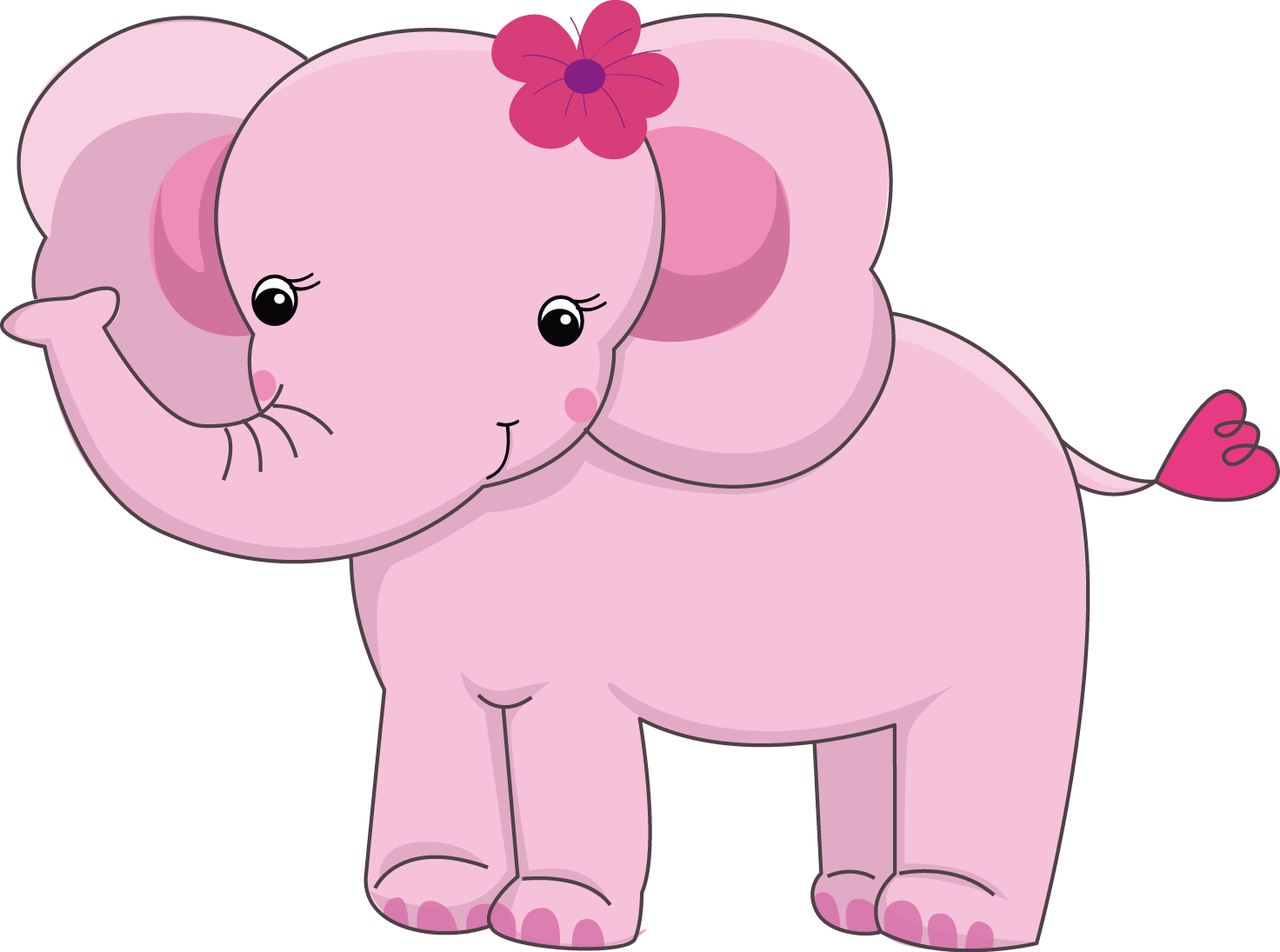 Pink Animals Clip Art - Transparent PNG Free Download