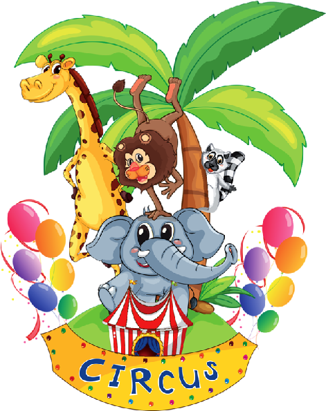 Circus Lion Png Circus Animals Circus Cartoon - Animal In Circus Cartoon - Transparent PNG Free Download