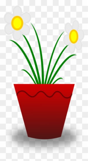 Flower Pot Clipart - Flower Growing Animated Gif - Transparent PNG Free Download