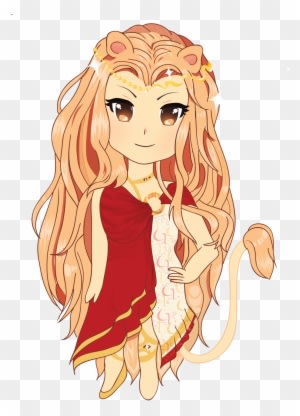 Lion Girl By Sterlingang3l - Lion Girl Chibi Anime - Transparent PNG Free Download