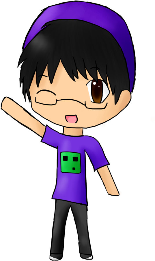 Chibi Slyfoxhound Colored By Anime Gamer Girl - Anime Girl Gamer Png - Transparent PNG Free Download