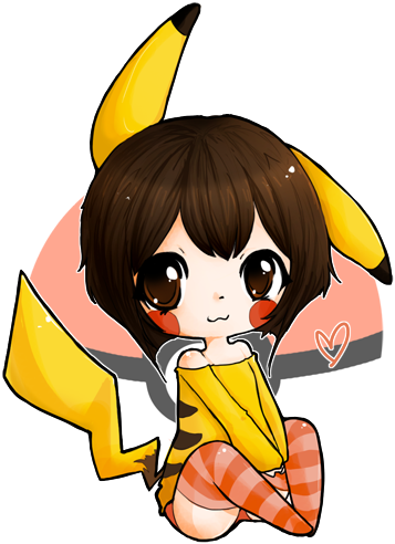 Pikachu By Linkitty - Transparent Anime Girl Pikachu - Transparent PNG Free Download