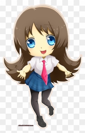 Chibi Aurelia Drawn By Diana - Student Anime Chibi Girl - Transparent PNG Free Download