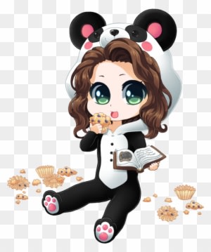 Panda Girl Ivvu By Miizue - Cute Anime Panda Girl - Transparent PNG Free Download