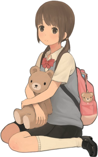 Anime Clipart Transparent Pencil And In Color Anime - Anime Student Clipart - Transparent PNG Free Download