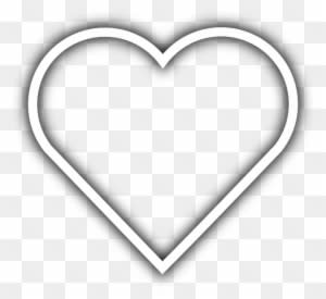 Heart, Love, Valentine, White - Heart Animated Black And White - Transparent PNG Free Download