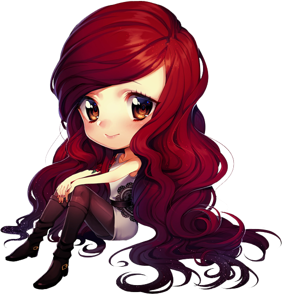 Chibi - Anime Chibi Girl Render - Transparent PNG Free Download