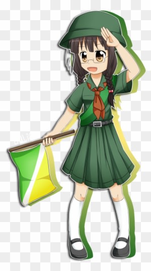Girl Scout Julia By Kyoukouo - Anime Girl Scout Uniform - Transparent PNG Free Download