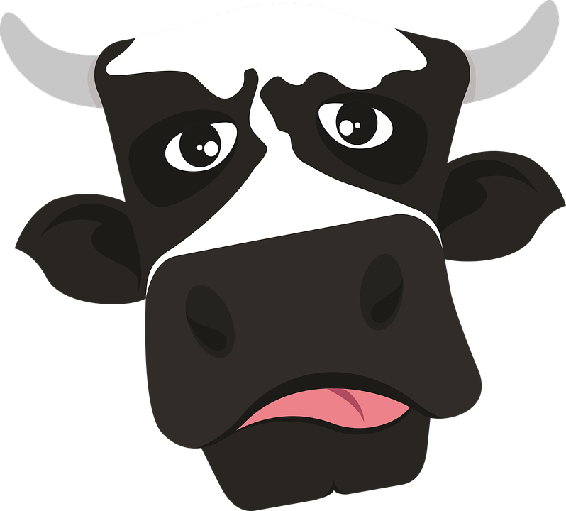 Animated Cow Pictures 11, - Vegan Animal Vector - Transparent PNG Free Download