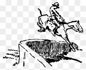 Jumping A Wall - Animated Moving Horse Jumping - Transparent PNG Free Download