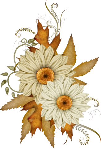 Aprender Manualidades Es Facilisimo - Autumn Flowers Animated Gif - Transparent PNG Free Download