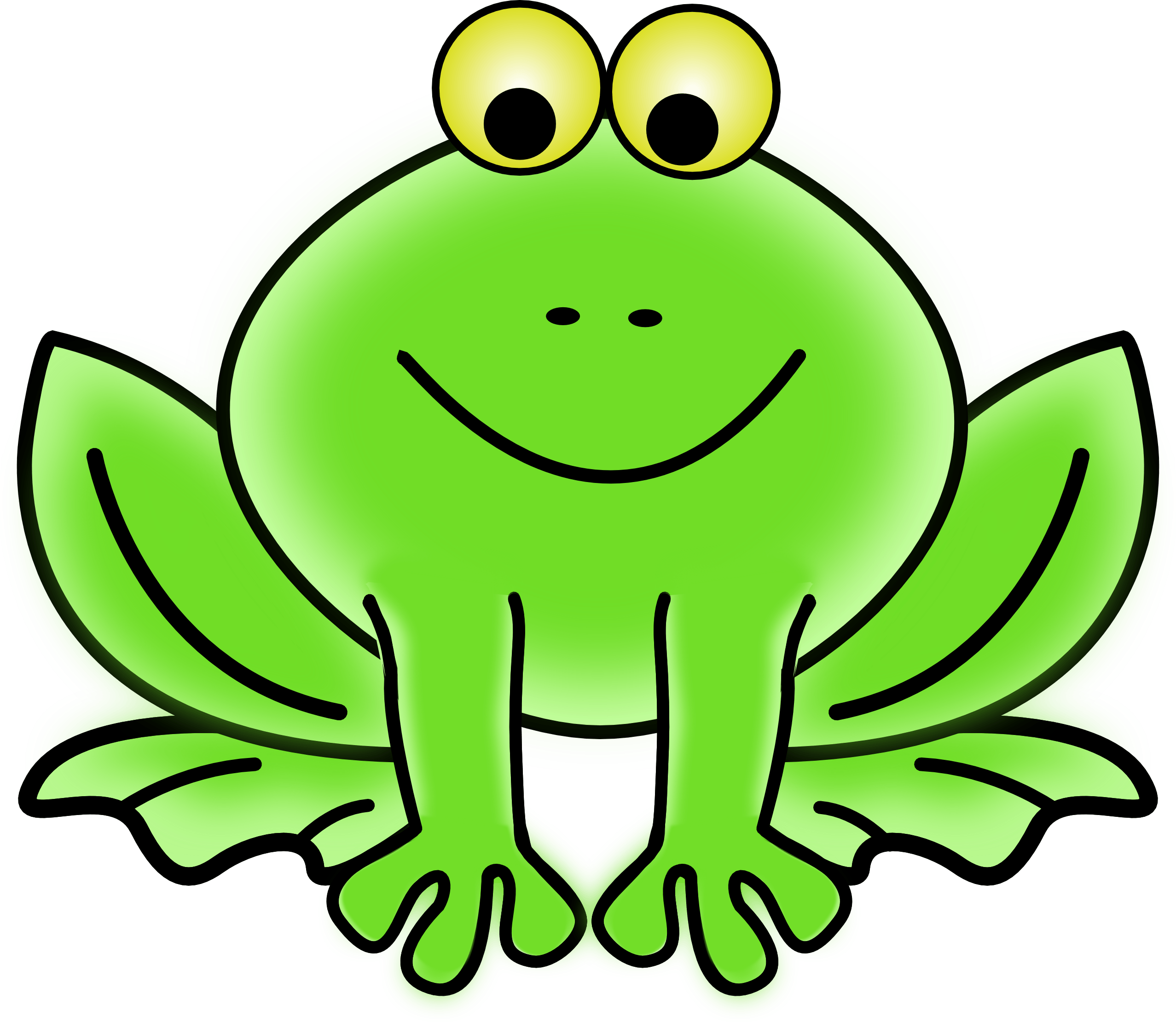 Green Art Clipart - Animated Pictures Of A Frog - Transparent PNG Free Download