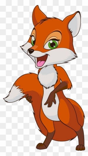 Animal Fox Cartoon - Transparent PNG Free Download