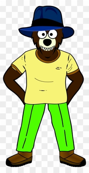 Big Image - Cartoon Animals Wearing Clothes - Transparent PNG Free Download