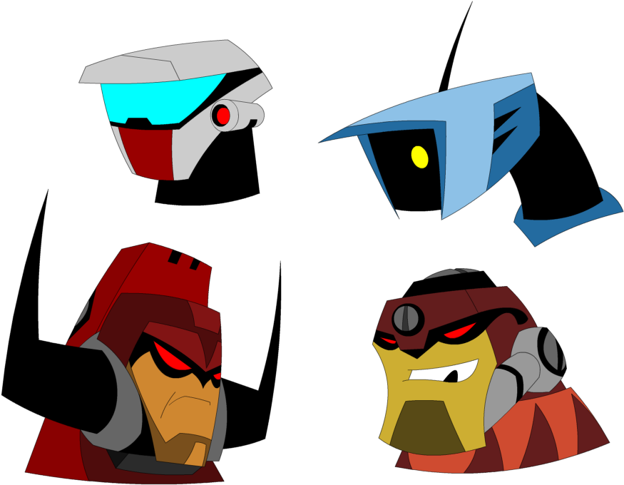 Animated Head Studies - Transformers Animated Rewind - Transparent PNG Free Download