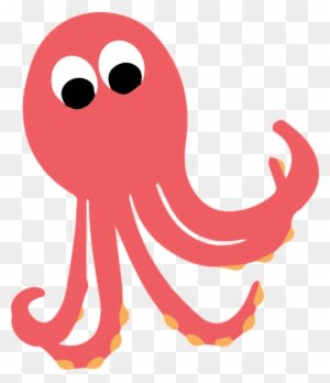 Octopus, Creatures, Animal, Pink, Ocean - Ocean Animals Cartoon Png - Transparent PNG Free Download