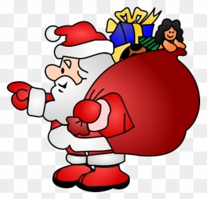 Fat Bit Fit, Here's How Santa Stays In Shape For His - Santa Claus Clipart Animated - Transparent PNG Free Download