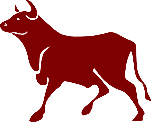 Cartoon Bull Clip Art At Clker - Animated Picture Of A Bull - Transparent PNG Free Download
