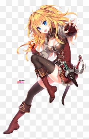 [align=center][img Width=364 - Blonde Hair Anime Pirate Girl - Transparent PNG Free Download