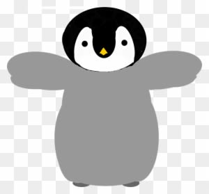 Emperor Penguin Chick Head Clip Art At - Moving Cute Penguin Animations - Transparent PNG Free Download