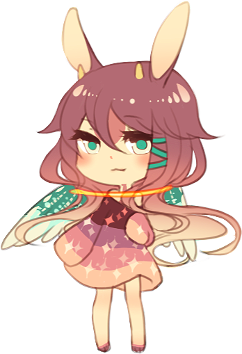 Risk Has Chest Length Blonde Hair And Bright Blue Eyes - Anime Girl Chibi Sweater - Transparent PNG Free Download