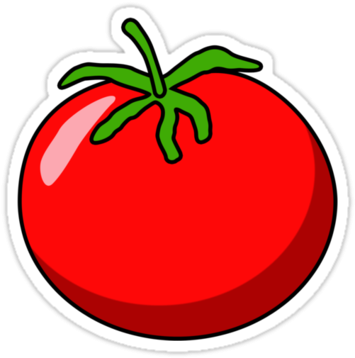 Simple Cartoon Tomato Cartoon Tomato Stickers By Mdkgraphics - Animated Images Of Tomato - Transparent PNG Free Download