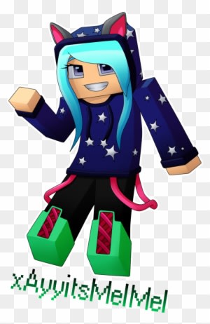 Star By The Pokita D6ckln4 Minecraft Pinterest - Minecraft Girl Skin Animated - Transparent PNG Free Download