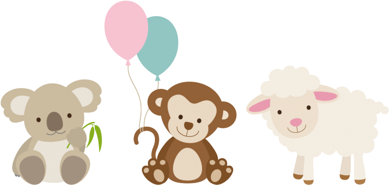 Baby Animals Stickers, Cute Animals Sticker, Cheap - Cute Baby Animals Cartoon - Transparent PNG Free Download